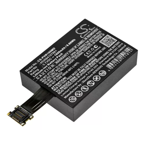 Philips 453564107861 helyettesítő akkumulátor (Li-Ion, 3.7V, 1800mAh / 6.66Wh) - Utángyártott