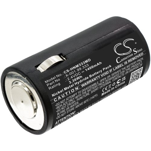 Heine X-001.99.333 helyettesítő akkumulátor (NiMh, 2.4V, 1400mAh / 3.36Wh) - Utángyártott