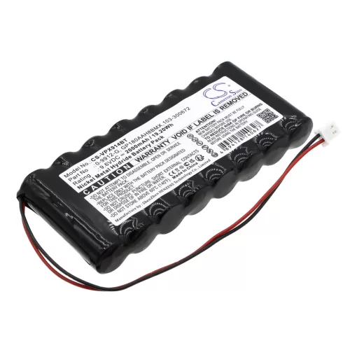 Visonic GP180AAH8BMX helyettesítő akkumulátor (NiMh, 9.6V, 2000mAh / 19.2Wh) - Utángyártott