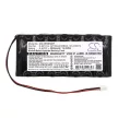 Visonic GP180AAH8BMX helyettesítő akkumulátor (NiMh, 9.6V, 2000mAh / 19.2Wh) - Utángyártott