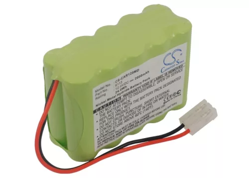 Cardioline 88888089, CSA14060 helyettesítő akkumulátor (NiMh, 12V, 2000mAh / 24Wh) - Utángyártott