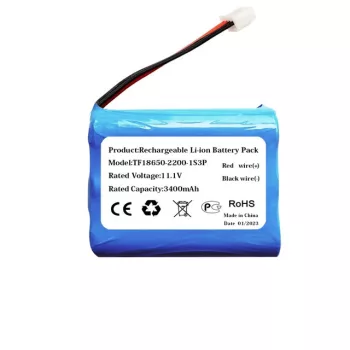   Marshall TF18650-2200-1S3PA helyettesítő akkumulátor (Li-Ion, 11.1V, 3400mAh / 37.74Wh) - Utángyártott