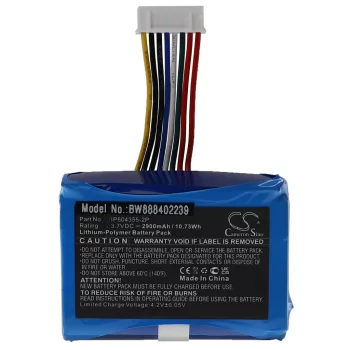   Castles IP604355-2P helyettesítő akkumulátor (Li-Polymer, 3.7V, 2900mAh / 10.73Wh) - Utángyártott