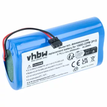  Trelock 18650-22PM 2P1S helyettesítő akkumulátor (Li-Ion, 3.7V, 4400mAh / 16.28Wh) - Utángyártott