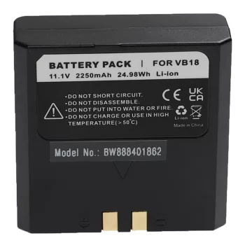   Godox VB18, VB19 helyettesítő akkumulátor (Li-Ion, 11.1V, 2250mAh / 24.98Wh) - Utángyártott