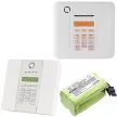 Visonic GP130AAM4YMX, GP230AAH4YMX helyettesítő akkumulátor (NiMh, 4.8V, 2000mAh / 9.6Wh) - Utángyártott