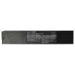 AMX FG5965-20 helyettesítő akkumulátor (Li-Polymer, 7.4V, 3600mAh / 26.64Wh) - Utángyártott