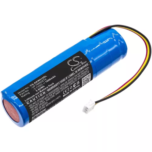 AKAI UF16650ZTA helyettesítő akkumulátor (Li-Ion, 3.7V, 1600mAh / 5.92Wh) - Utángyártott