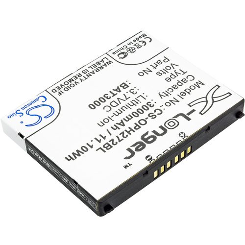 Opticon BAT3000, T65114B00028 helyettesítő akkumulátor (Li-Ion, 3.7V, 3000mAh / 11.1Wh) - Utángyártott