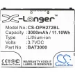 Opticon BAT3000, T65114B00028 helyettesítő akkumulátor (Li-Ion, 3.7V, 3000mAh / 11.1Wh) - Utángyártott