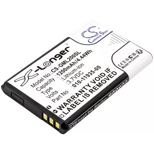 Garmin 010-11935-00 helyettesítő akkumulátor (Li-Ion, 3.7V, 1200mAh / 4.44Wh) - Utángyártott