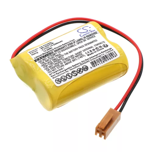 GE Fanuc BR-AGCF2W helyettesítő akkumulátor (Li-MnO2, 6V, 2200mAh / 13.2Wh) - Utángyártott