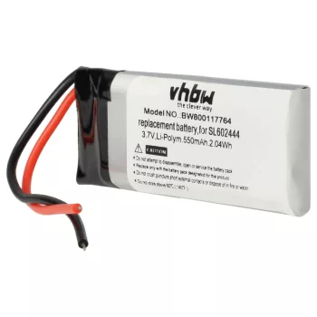   Philips SL602444 helyettesítő akkumulátor (Li-Polymer, 3.7V, 550mAh / 2.03Wh) - Utángyártott