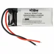 Philips SL602444 helyettesítő akkumulátor (Li-Polymer, 3.7V, 550mAh / 2.03Wh) - Utángyártott