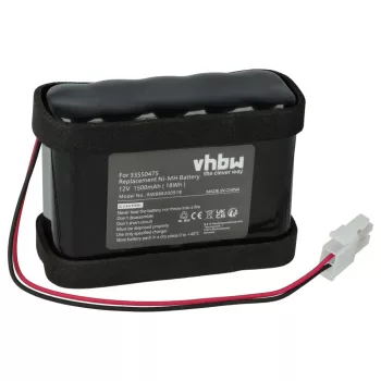  Besam 550475, 738753 helyettesítő akkumulátor (NiMh, 12V, 1500mAh / 18Wh) - Utángyártott