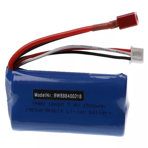 Wltoys 12428 készülékhez akkumulátor (Li-Ion, 7.4V, 1500mAh / 11.1Wh) - Utángyártott