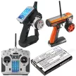 Flysky FS-B1700, FS-BA800 helyettesítő akkumulátor (Li-Polymer, 3.7V, 1600mAh / 5.92Wh) - Utángyártott