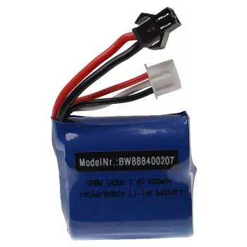   Skytech H100, H102, H106, H120 készülékekhez akkumulátor (Li-Ion, 7.4V, 600mAh / 4.44Wh) - Utángyártott