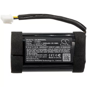   Bang & Olufsen C129D1 helyettesítő akkumulátor (Li-Ion, 7.4V, 3400mAh / 25.16Wh) - Utángyártott