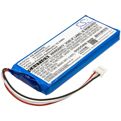 Spectran NF-XFR készülékhez akkumulátor (Li-Polymer, 7.4V, 3000mAh / 22.2Wh) - Utángyártott