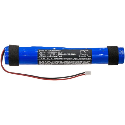 Nyne INR18650 2S1P helyettesítő akkumulátor (Li-Ion, 7.4V, 2600mAh / 19.24Wh) - Utángyártott