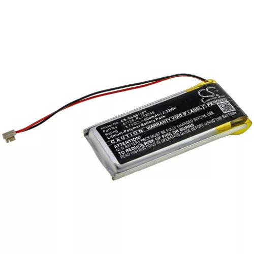Streamlight 61128, PL702245 helyettesítő akkumulátor (Li-Polymer, 3.7V, 600mAh / 2.22Wh) - Utángyártott