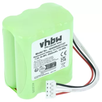   Korg HHR210AAB, KITBAT1002 helyettesítő akkumulátor (NiMh, 7.2V, 2000mAh / 14.04Wh) - Utángyártott