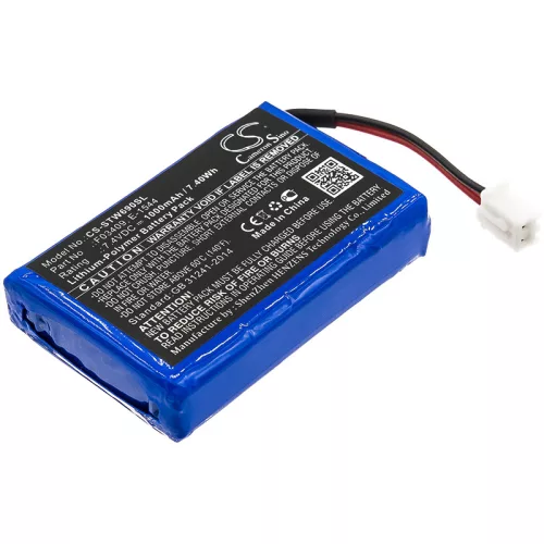 Satlink E-1544, F03409 helyettesítő akkumulátor (Li-Polymer, 7.4V, 1000mAh / 7.4Wh) - Utángyártott