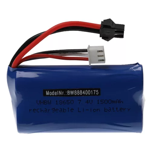 TKKJ H101 készülékhez akkumulátor (Li-Ion, 7.4V, 1500mAh / 11.1Wh) - Utángyártott