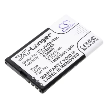   JBL TM533855 1S1P helyettesítő akkumulátor (Li-Ion, 3.7V, 1350mAh / 5Wh) - Utángyártott