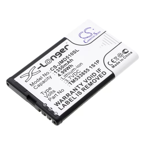 JBL TM533855 1S1P helyettesítő akkumulátor (Li-Ion, 3.7V, 1350mAh / 5Wh) - Utángyártott