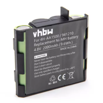   Compex 941213 helyettesítő akkumulátor (NiMh, 4.8V, 2000mAh / 9.6Wh) - Utángyártott