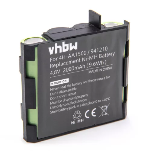 Compex 941213 helyettesítő akkumulátor (NiMh, 4.8V, 2000mAh / 9.6Wh) - Utángyártott