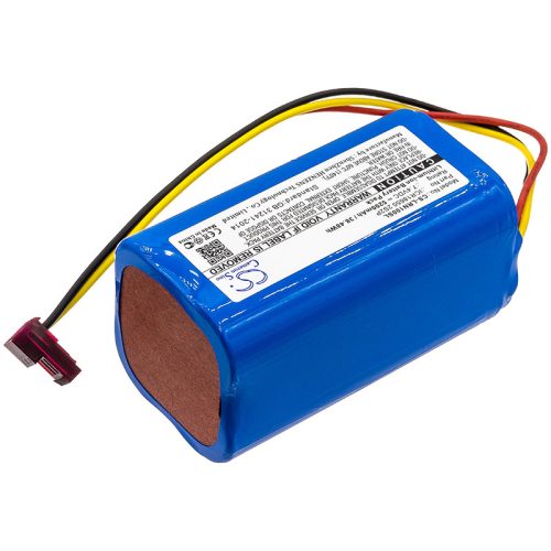 Lazer Runner ICR18650 2S2P helyettesítő akkumulátor (Li-Ion, 7.4V, 5200mAh / 38.48Wh) - Utángyártott