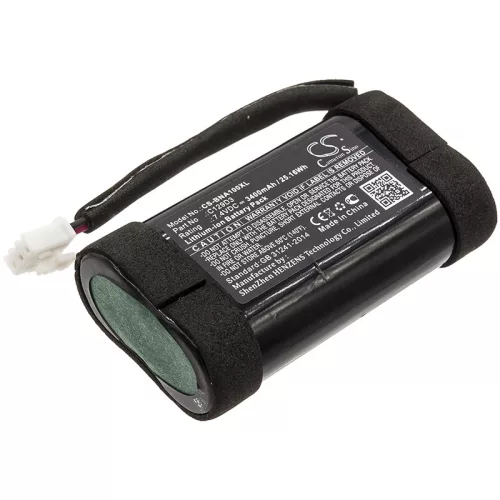 Bang & Olufsen C129D3 helyettesítő akkumulátor (Li-Ion, 7.4V, 3400mAh / 25.16Wh) - Utángyártott