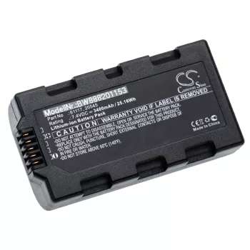   Sokkia 20545, 61117 helyettesítő akkumulátor (Li-Ion, 7.4V, 3400mAh / 25.16Wh) - Utángyártott