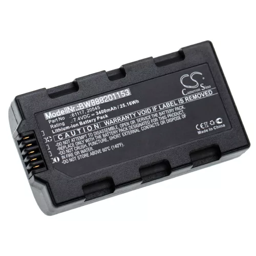 Sokkia 20545, 61117 helyettesítő akkumulátor (Li-Ion, 7.4V, 3400mAh / 25.16Wh) - Utángyártott