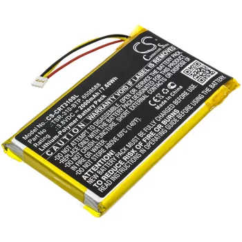   Crestron 6508588, TSR-310-BTP helyettesítő akkumulátor (Li-Polymer, 3.8V, 2000mAh / 7.6Wh) - Utángyártott