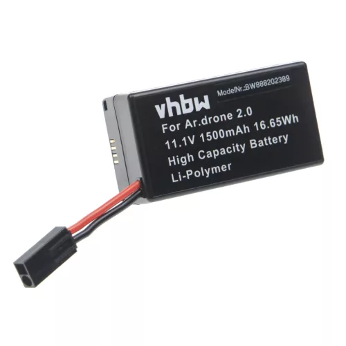 Parrot PF070056 helyettesítő drón akkumulátor (Li-Polymer, 11.1V, 1500mAh / 16.65Wh) - Utángyártott
