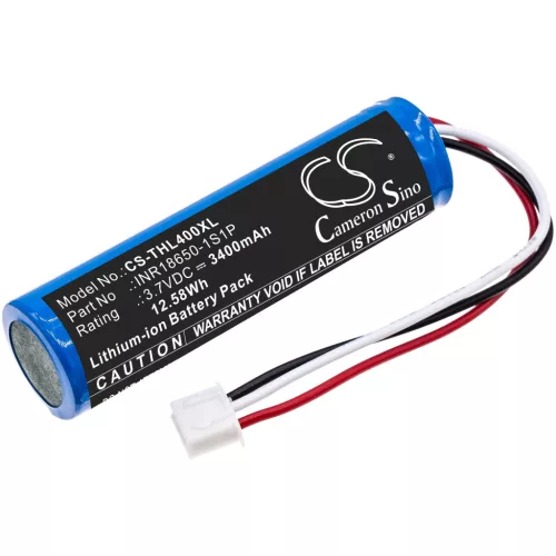 Theradome INR18650-1S1P helyettesítő akkumulátor (Li-Ion, 3.7V, 3400mAh / 12.58Wh) - Utángyártott