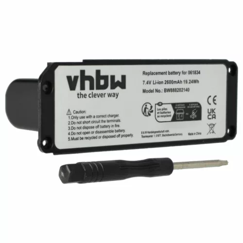 Bose 061834 helyettesítő akkumulátor (Li-Ion, 7.4V, 2600mAh / 19.24Wh) - Utángyártott