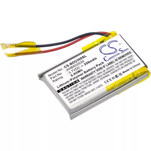 Bosch 502030 helyettesítő akkumulátor (Li-Polymer, 3.7V, 250mAh / 0.93Wh) - Utángyártott