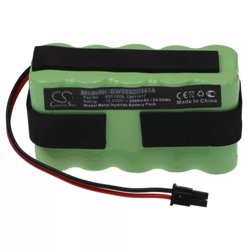 Medela 600.0806, OM11417 helyettesítő akkumulátor (NiMh, 12V, 2000mAh / 24Wh) - Utángyártott