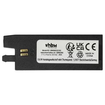   Gibson GBP452050 helyettesítő akkumulátor (Li-Polymer, 3.7V, 340mAh / 1.26Wh) - Utángyártott
