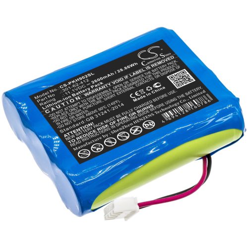 PeakTech P9020, P9020A, P9021 készülékekhez akkumulátor (Li-Ion, 11.1V, 2600mAh / 28.86Wh) - Utángyártott