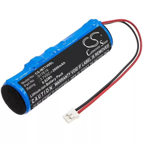 iHome D17E19 helyettesítő akkumulátor (Li-Ion, 3.7V, 2600mAh / 9.62Wh) - Utángyártott