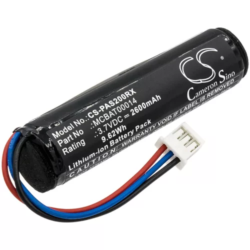 Parrot MCBAT00014 helyettesítő akkumulátor (Li-Ion, 3.7V, 2600mAh / 9.62Wh) - Utángyártott