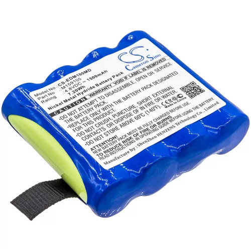 Edan 4XNR49AA1500P, M159105 helyettesítő akkumulátor (NiMh, 4.8V, 1500mAh / 7.2Wh) - Utángyártott