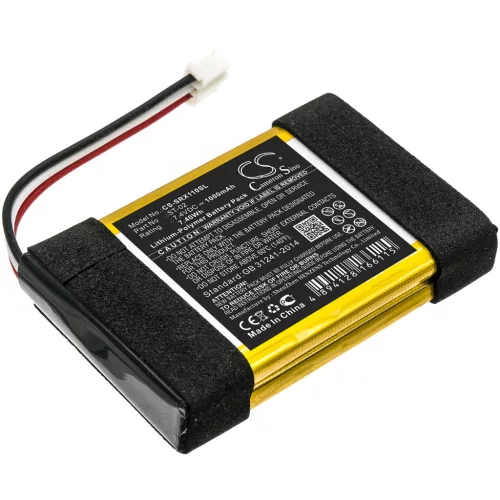 Sony ST-02 helyettesítő hangszóró akkumulátor (Li-Polymer, 7.4V, 1000mAh / 7.4Wh) - Utángyártott