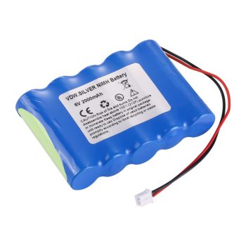   VDW GP210AAHCB5BMXZ helyettesítő akkumulátor (NiMh, 6V, 2000mAh / 12Wh) - Utángyártott
